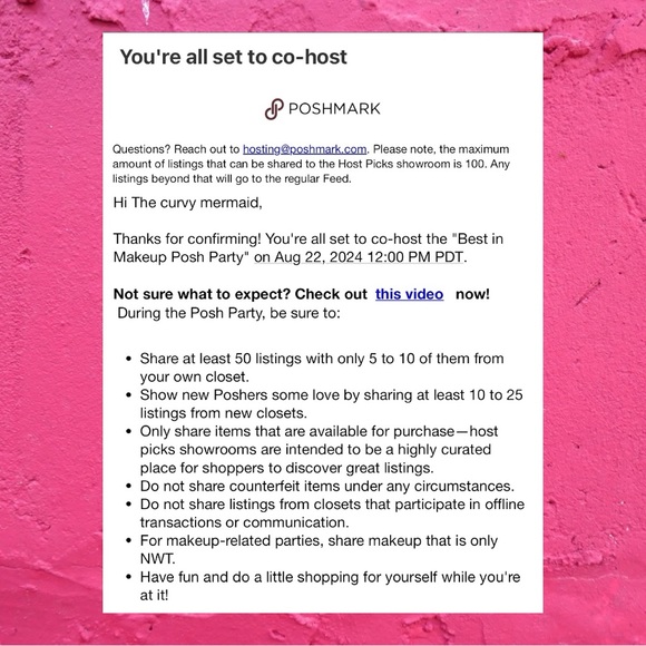 Cohosting BEST IN MAKEUP Posh Party - 8/22 at 2:00 CST. Sign up for a host pick! - Picture 3 of 7